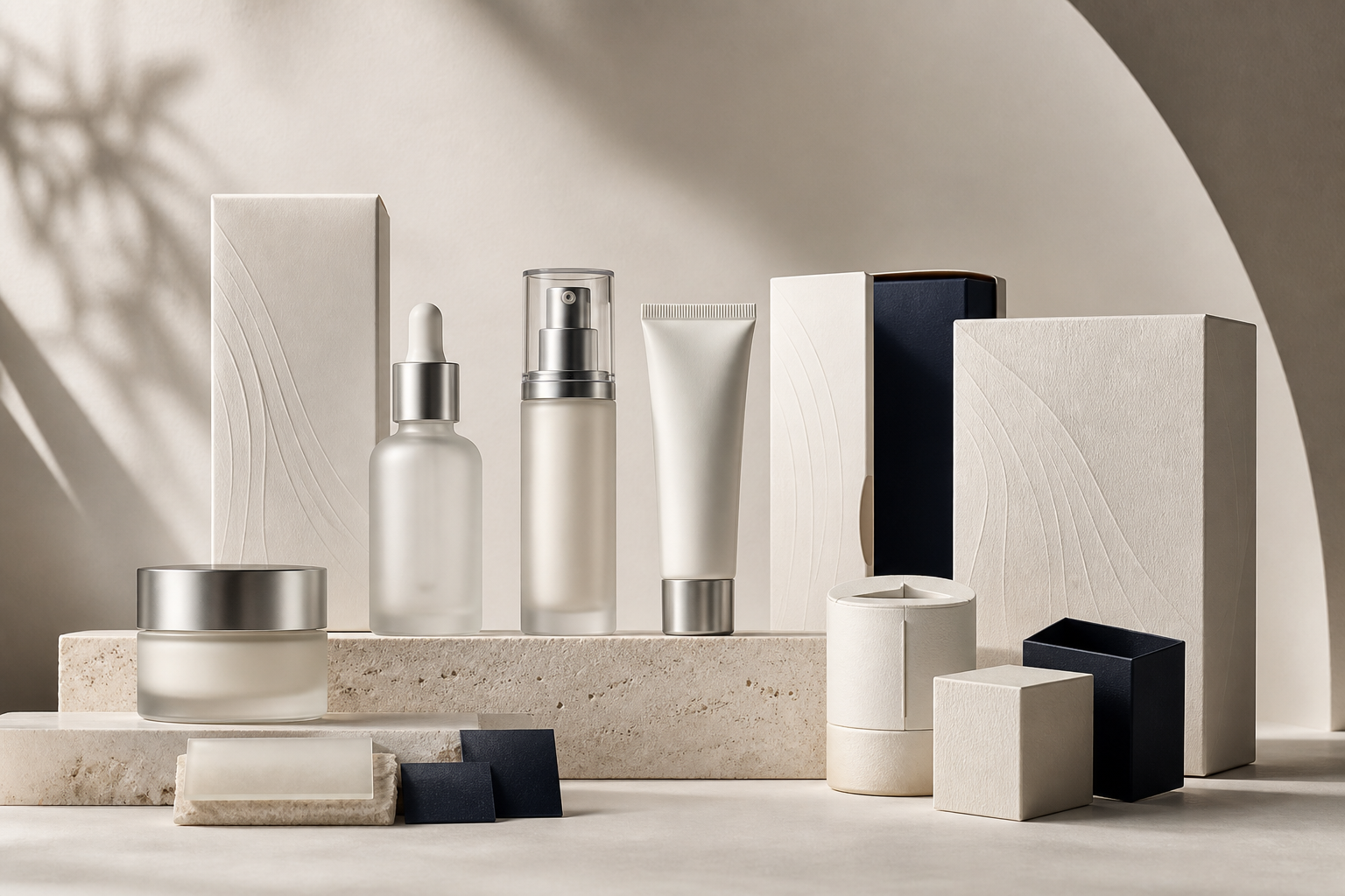 Premium skincare packaging collection