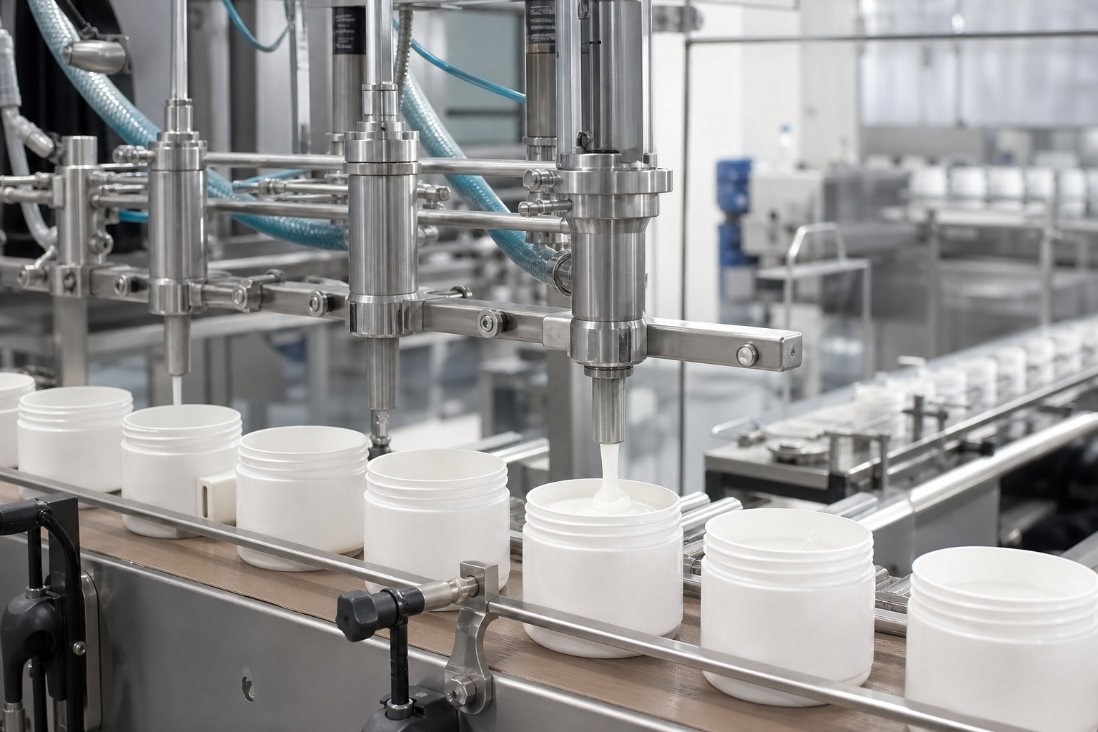 Skincare manufacturing and filling line